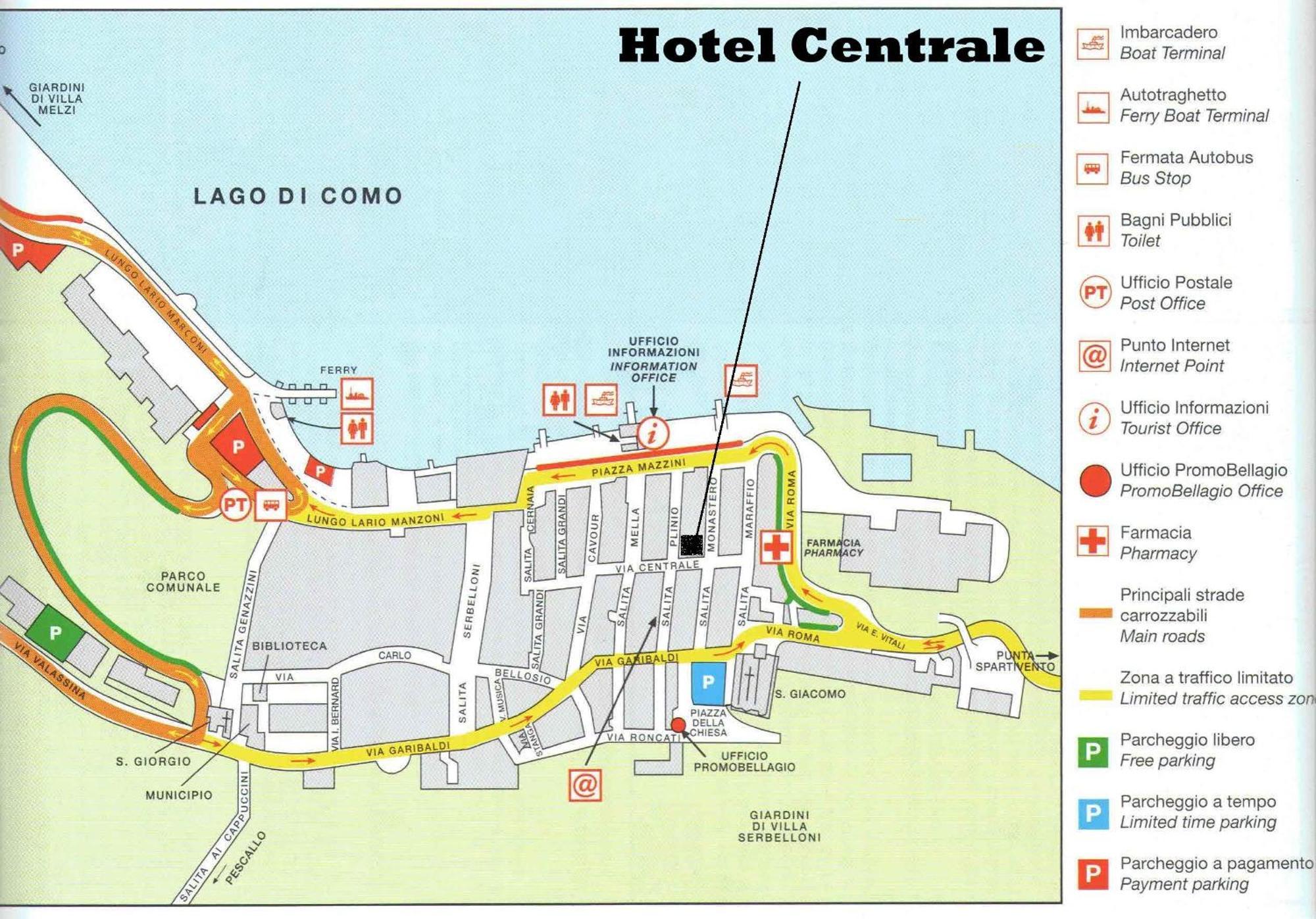 Hotel Centrale Bellagio Zewnętrze zdjęcie